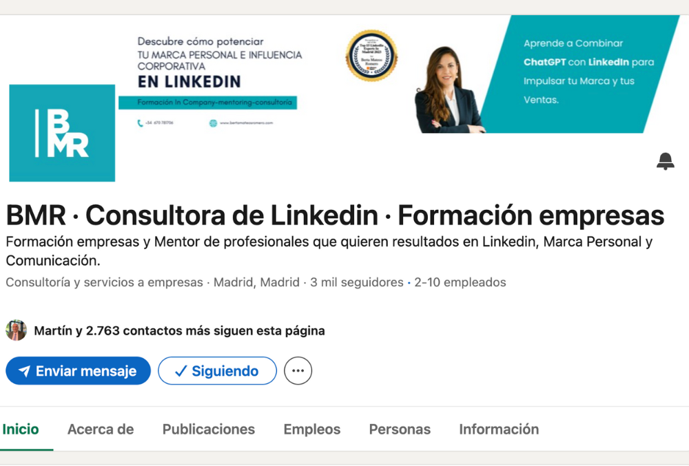 Beneficios de las páginas de empresa en Linkedin